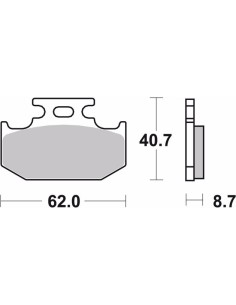 pastillas de freno moto brembo sinterizadas 07ka12sd 2