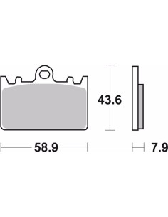 pastillas de freno moto brembo genuinas 07ka1406 2