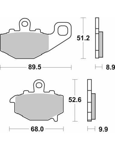 pastillas de freno moto brembo sinterizadas 07ka16sp