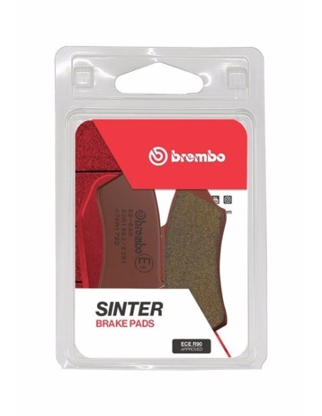 pastillas de freno moto brembo sinterizadas 07ka17sd