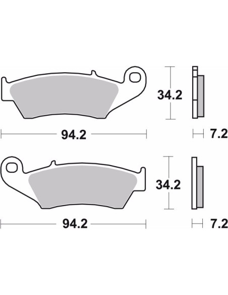 pastillas de freno moto brembo sinterizadas 07ka17sd