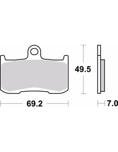 pastillas de freno moto brembo de carbono 07ka23rc 2