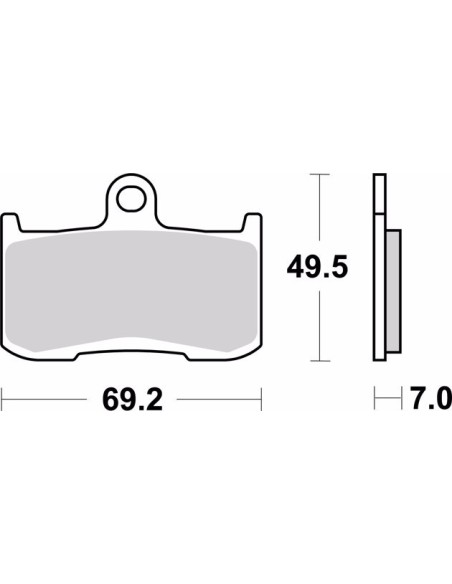 pastillas de freno moto brembo sinterizadas 07ka23sa