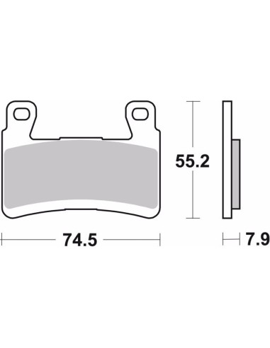 pastillas de freno moto brembo racing sc 07ka29