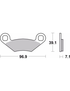 pastillas de freno moto brembo genuinas 07po0106 2