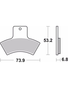pastillas de freno moto brembo sinterizadas 07po04sd 2