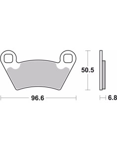 pastillas de freno moto brembo sinterizadas 07po07sd 2