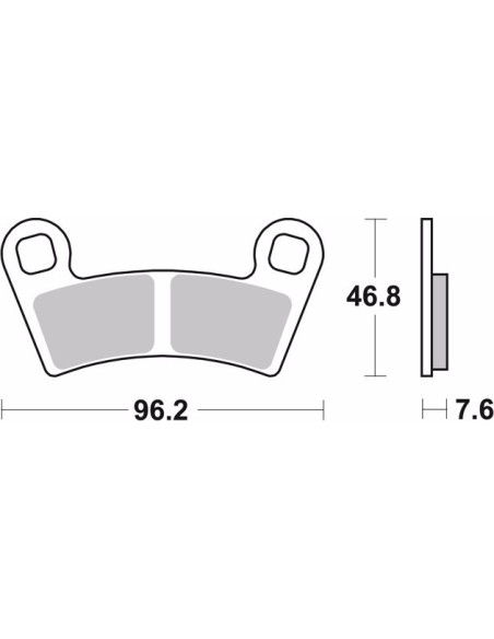 pastillas de freno moto brembo sinterizadas 07po09sd