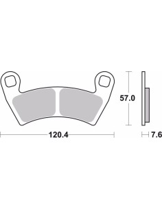 pastillas de freno moto brembo sinterizadas 07po10sd 2