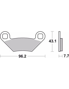 pastillas de freno moto brembo sinterizadas 07po11sd 2