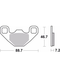 pastillas de freno moto brembo sinterizadas 07po13sd 2