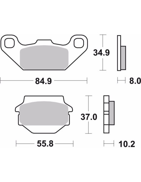 pastillas de freno moto brembo sinterizadas 07su11sd