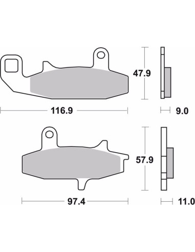 pastillas de freno moto brembo sinterizadas 07su15sa