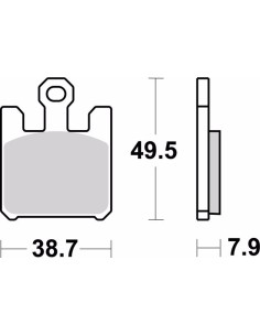 pastillas de freno moto brembo sinterizadas 07su26la 2