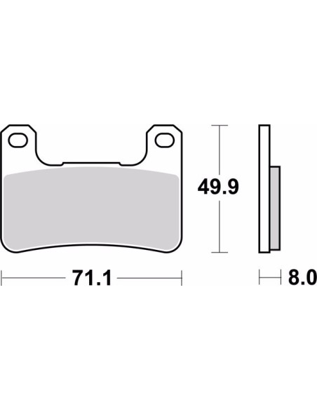 pastillas de freno moto brembo sinterizadas 07su27la