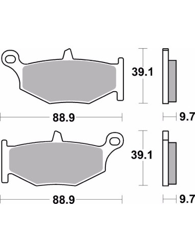 pastillas de freno moto brembo sinterizadas 07su32sp
