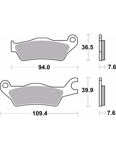 pastillas de freno moto brembo sinterizadas 07su33sa