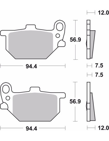pastillas de freno moto brembo genuinas 07ya0413