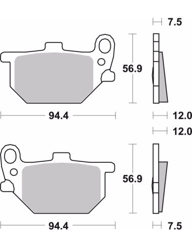 pastillas de freno moto brembo genuinas 07ya0713