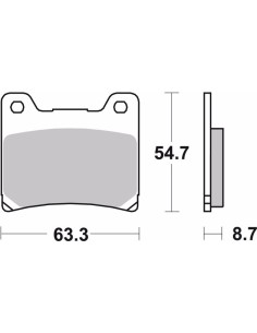 pastillas de freno moto brembo sinterizadas 07ya11sa 2