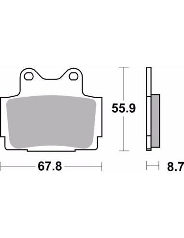 pastillas de freno moto brembo genuinas 07ya1207