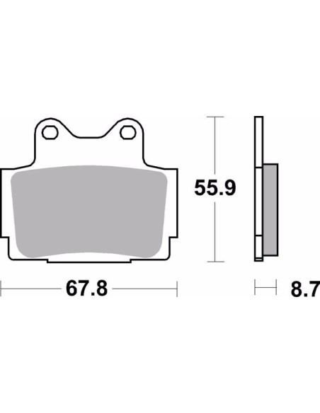 pastillas de freno moto brembo genuinas 07ya1207