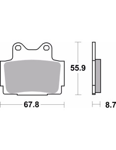 pastillas de freno moto brembo sinterizadas 07ya12sa 2