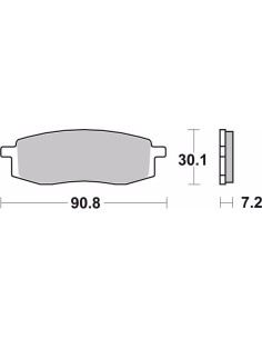 pastillas de freno moto brembo organicas 07ya13tt 2