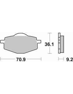pastillas de freno moto brembo sinterizadas 07ya14sd 2