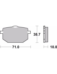 pastillas de freno moto brembo genuinas 07ya1809 2