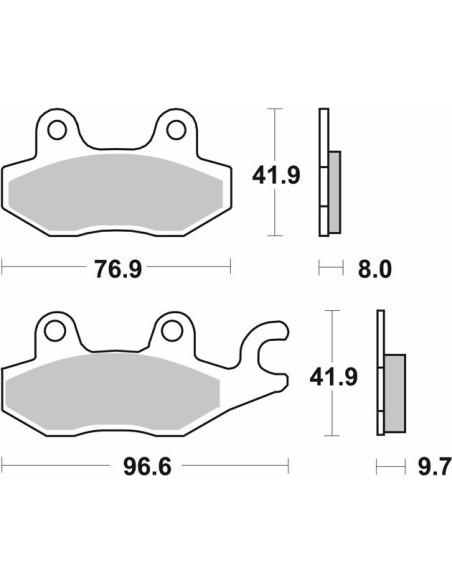 pastillas de freno moto brembo sinterizadas 07ya20sp
