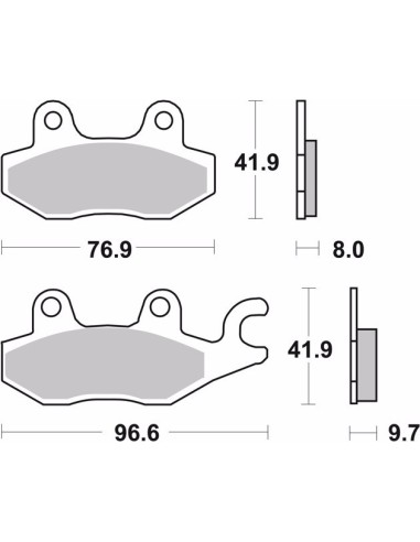 pastillas de freno moto brembo organicas 07ya20tt