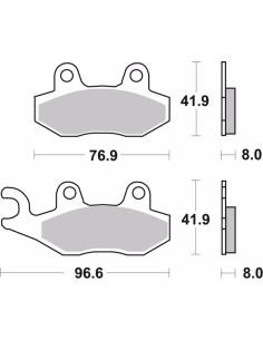 pastillas de freno moto brembo sinterizadas 07ya21sd 2
