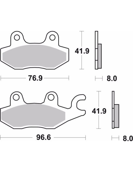 pastillas de freno moto brembo sinterizadas 07ya22la