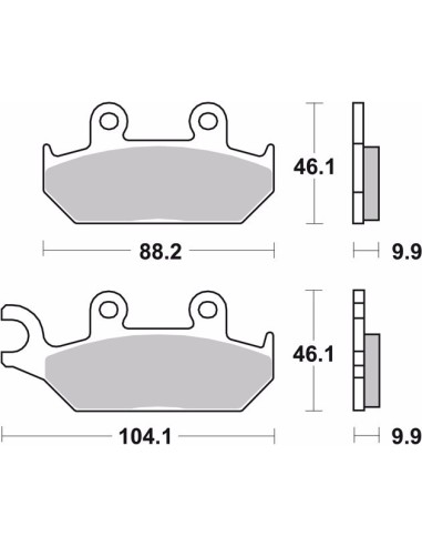 pastillas de freno moto brembo sinterizadas 07ya25sa