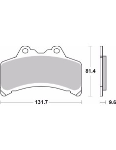 pastillas de freno moto brembo genuinas 07ya3108 2
