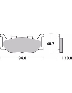 pastillas de freno moto brembo genuinas 07ya3408 2