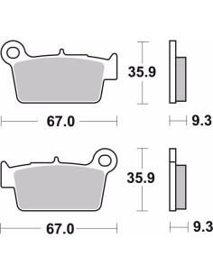 pastillas de freno moto brembo sinterizadas 07ya41sd 2