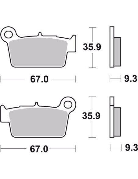 pastillas de freno moto brembo sinterizadas 07ya41sd