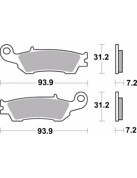 pastillas de freno moto brembo sinterizadas 07ya47sd