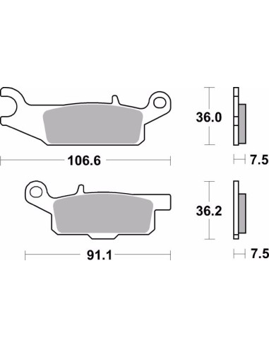 pastillas de freno moto brembo sinterizadas 07ya48sx