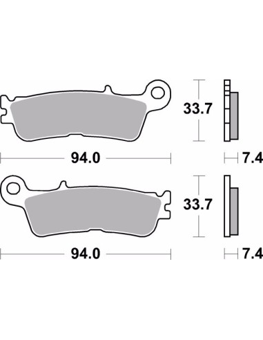 pastillas de freno moto brembo sinterizadas 07ya55sd