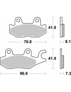 pastillas de freno moto brembo sinterizadas 07ya57sd 2