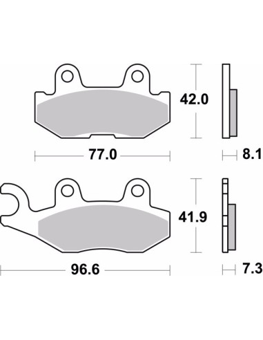 pastillas de freno moto brembo sinterizadas 07ya58sd