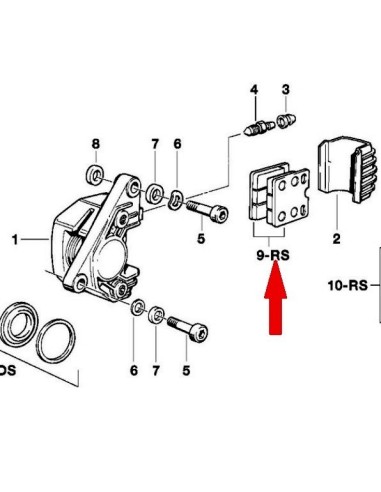 pastillas brembo oem bmw guzzi 107418325