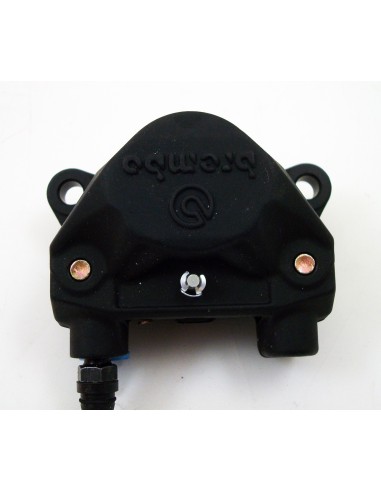 pinza de freno trasera moto brembo 20516171 p32f axial negra 84 mm