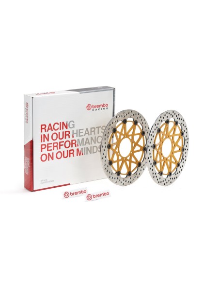 pareja discos de freno brembo racing 320 supersport 208973767