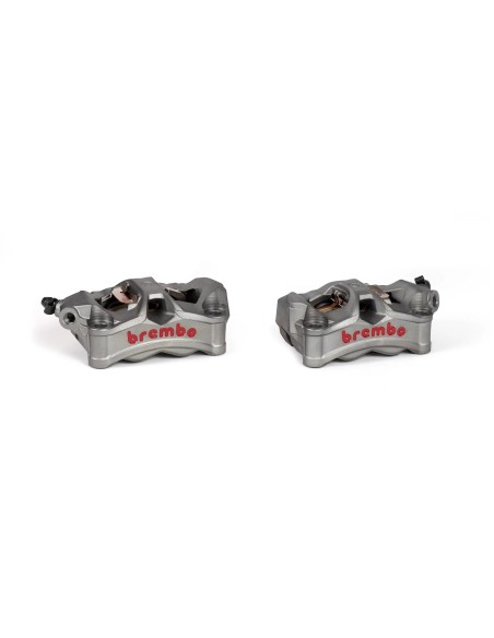 kit de pinzas de freno brembo stylema 220d02010 izquierda y derecha titanio 100 mm