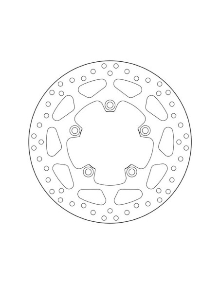 disco de freno moto brembo fijo serie oro 68b407h6