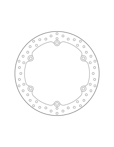 disco de freno moto brembo fijo serie oro 68b407k3